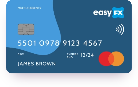 Join more than 40,000 people using the EasyFX card